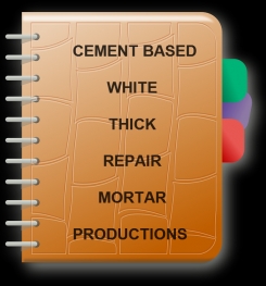Cement Based White Thick Repair Mortar Formulation And Production