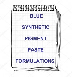 Blue Synthetic Pigment Paste Formulation And Production