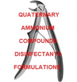 Quaternary Ammonium Compounds Based Disinfectant Formulations And Productions