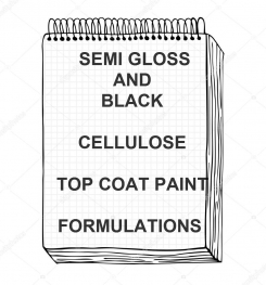 Semi Gloss And Black Cellulosic Top Coat Paint Formulation And Production