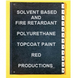 Solvent Based And Fire Retardant Polyurethane Topcoat Paint Red Formulation And Production
