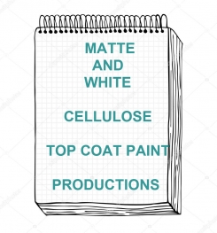 Matte And White Cellulosic Top Coat Paint Formulation And Production
