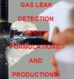 GAS LEAK DETECTION FOAM SPRAY FORMULATION AND PRODUCTION PROCESS