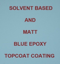 Solvent Based And Matt Blue Epoxy Topcoat Coating Formulation And Production