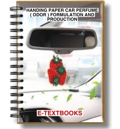 Handing Paper Car Perfume ( Odor ) Formulation And Production