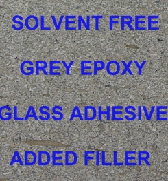 Two Component And Solvent Free Grey Epoxy Glass Adhesive Added Filler Formulation And Production