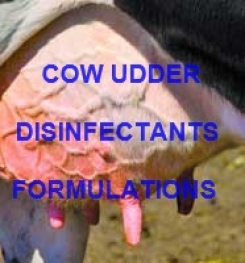 Cow Udder Cleaning And Sanitizing Agent Formulation And Production Process