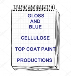 Gloss And Blue Cellulosic Top Coat Paint Formulation And Production
