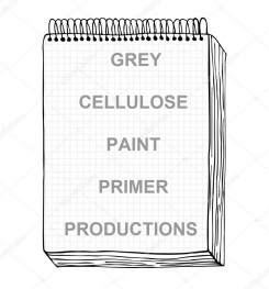 Grey Cellulosic Paint Primer Formulation And Production