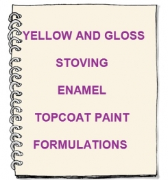 Yellow And Gloss Stoving Enamel Topcoat Paint Formulation And Production