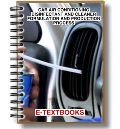 Car Air Conditioning Disinfectant And Cleaner Spray Formulation And Production Process