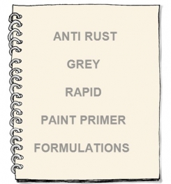 Anti Rust Grey Rapid Paint Primer Formulation And Production