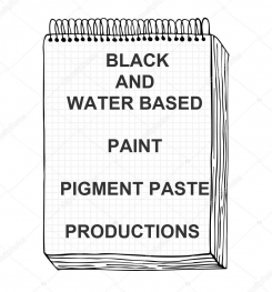 Black And Water Based Paint Pigment Paste Formulation And Production