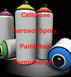 Cellulose Aerosol Spray Paint Red Formulation And Production Process