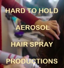 Hard To Hold Aerosol Hair Spray Formulation And Production