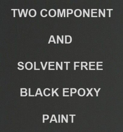 Two Component And Solvent Free Black Epoxy Paint Formulation And Production