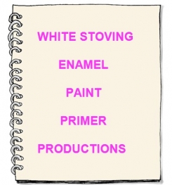 White Stoving Enamel Paint Primer Formulation And Production