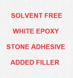 Two Component And Solvent Free White Epoxy Stone Adhesive Added Filler Formulation And Production