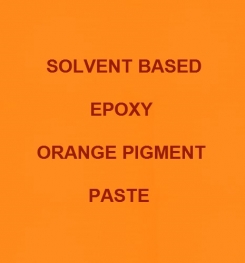 Solvent Based Epoxy Orange Pigment Paste Formulation And Production