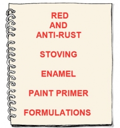 Red And Anti-Rust Stoving Enamel Paint Primer Formulation And Production