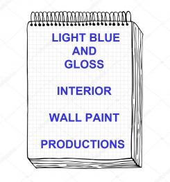 Light Blue And Gloss Interior Wall Paint Formulation And Production