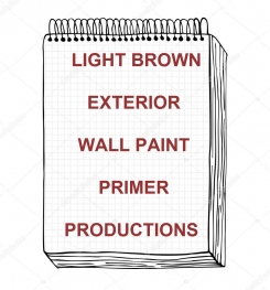 Light Brown Exterior Wall Paint Primer Formulation And Production