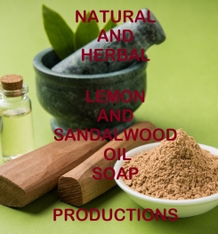 Natural And Herbal Lemon And Sandalwood Oil Soap Formulation And Production