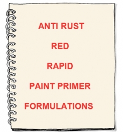 Anti Rust Red Rapid Paint Primer Formulation And Production
