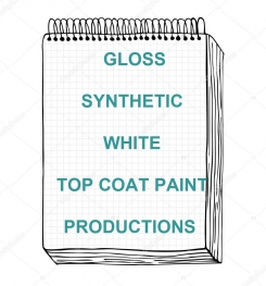 Gloss Synthetic White Top Coat Paint Formulation And Production