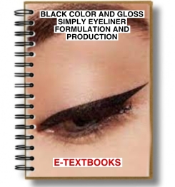 Black Color And Gloss Simply Eyeliner Formulation And Production