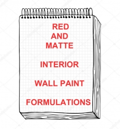 Red And Matte Interior Wall Paint Formulation And Production