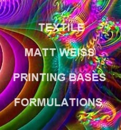 TEXTILE PIGMENT MATT WEISS PRINTING BASES FORMULATION AND MANUFACTURING PROCESS