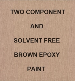Two Component And Solvent Free Brown Epoxy Paint Formulation And Production
