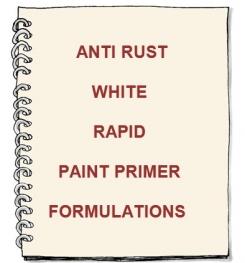 Anti Rust White Rapid Paint Primer Formulation And Production