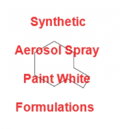 Synthetic Aerosol Spray Paint White Formulation And Production Process